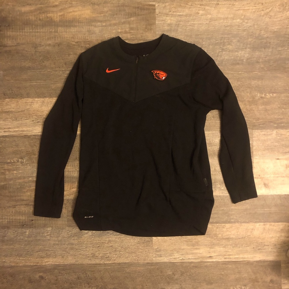 Men’s. Nike Dri-fit long sleeve. Black. Large.